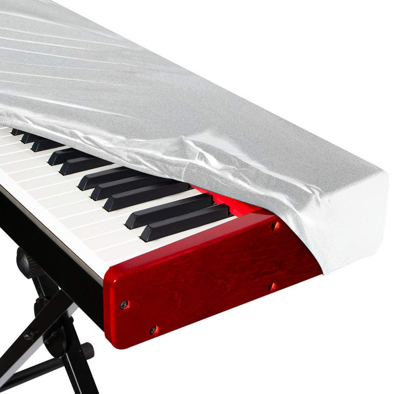 OnStage 88-Key Keyboard Dust Cover, White (KDA7088W)