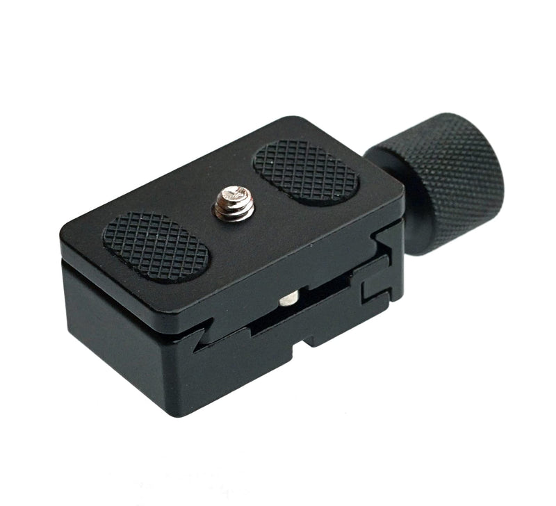 Fotasy 25mm Arca Swiss Type Clamp, Arca QR Clamp, 25 mm Arca Clamp, Small Tiny, Light Weight, Arca Swiss Clamp, Quick Release Clamp, Tripod Mount Adapter, for Tripod Head Monohead, 25mm Arca Plate 90mm