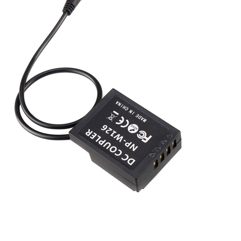 [AUSTRALIA] - Foto4easy NP-W126 Dummy Battery USB Cable with 5V 3A Adapter for Fuji Camera X-A1 X-A2 X-A3 X-E1 X-E2 X-M1 X-Pro X-T1 X-T2 X-T10 