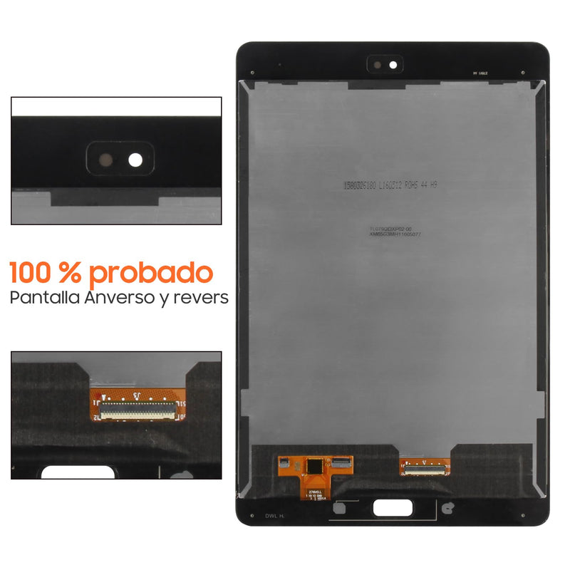 Screen for Asus ZenPad Z8s Screen Replacement for ASUS ZenPad Z8 2017 Tablet LCD Screen ZT582KL P00J Verizon Touch Display Digitizer Assembly Repair Parts（Black）