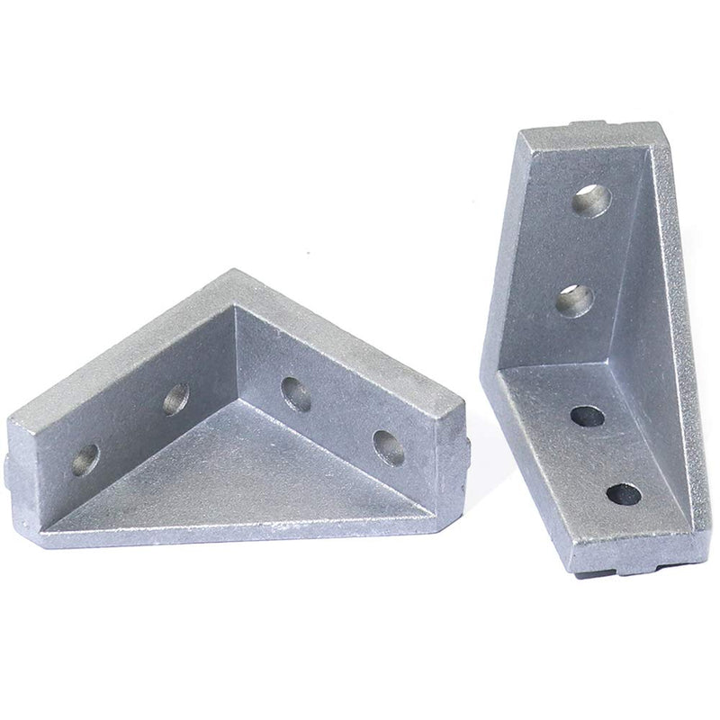 Boeray 20pcs 2040 Outside Corner Bracket Gusset for 2020 Series 20x20mm Aluminum Extrusion Profile with Slot 6mm