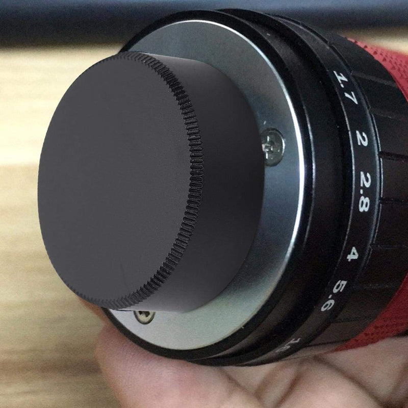 5pcs Alloy Rear Lens Cap for C-Mount Lenses, VBESTLIFE Rear Lens Cover 25mm(Black)