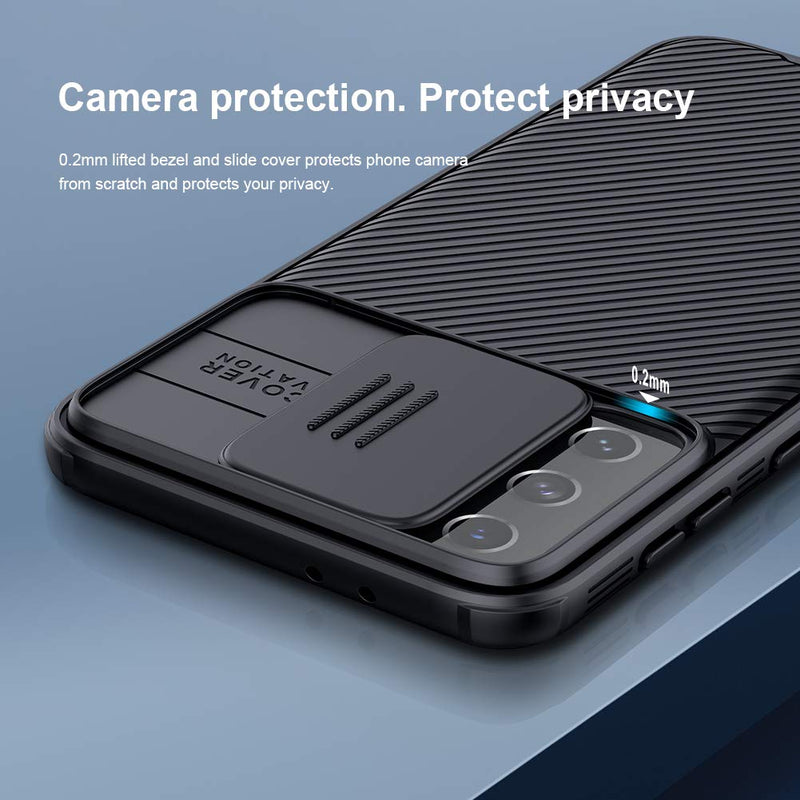 DNGN Camera Protection Case for Samsung Galaxy S21 Plus Slide Cover Protect Lens Protection Case for Samsung S21 Plus 5G