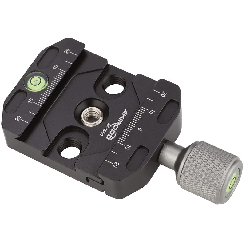 [AUSTRALIA] - 50mm Quick Release Clamp with Arca Style Plate Fits for Tripod Ballhead Universal Quick-Change seat, monopod Head, Tripod Quick Release Plate 