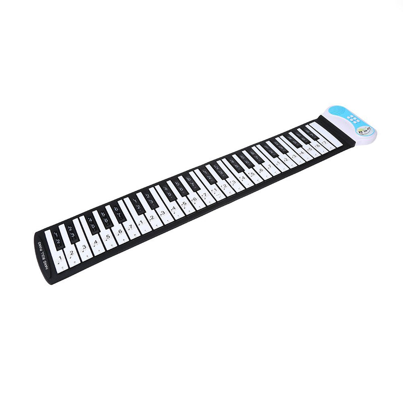 Alomejor Piano Stickers Piano Keyboard Music Note 88 Keys Removable Piano Key Tabs Stickers for White and Black Keys Transparent