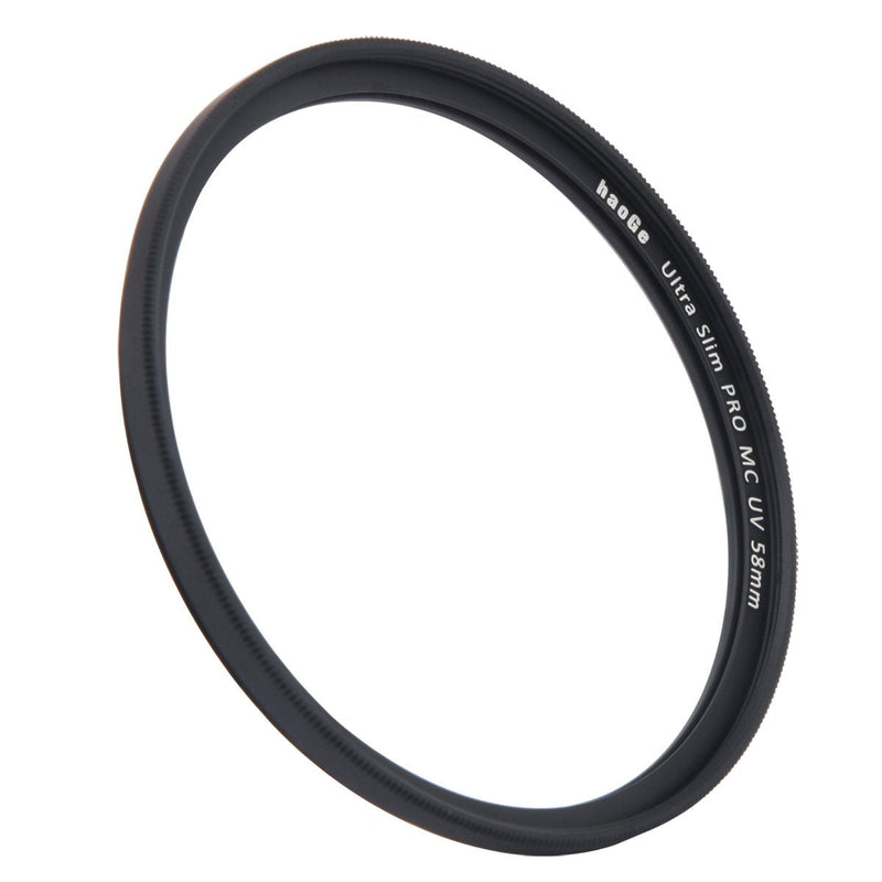 Haoge 58mm Ultra Slim MC UV Protection Multicoated Ultraviolet Lens Filter for Canon 800D 700D 200D 1300D 60D with EF-S 18-55mm f4-5.6 is, 55-250mm F4-5.6 is Lens