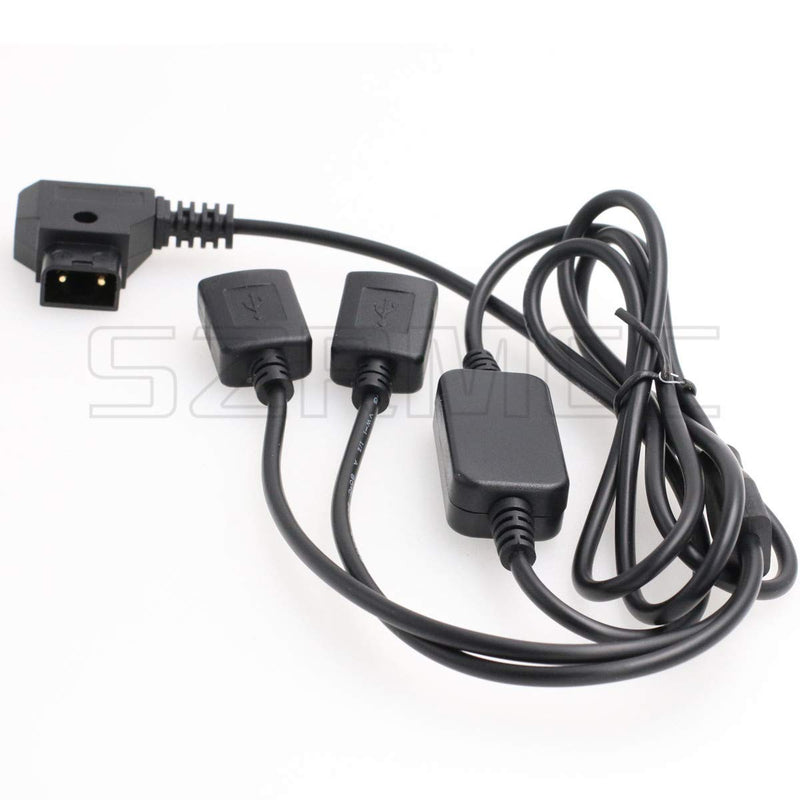 [AUSTRALIA] - SZRMCC D-Tap to Double USB 5V 2A Conversion Power Cable for Mobile Phone iPad or Pad Device 