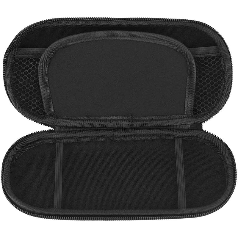 ELIATER Playstation Vita Carring Case Portable Travel Pouch Cover Zipper Bag Compatible for Sony PSVita 1000 2000 Game Console (Black) Black