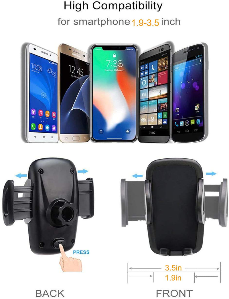 Phone Holder for Guitar, ALLICAVER Removable Suction Cup Phone Holder for Acoustic Electric Classical Guitar