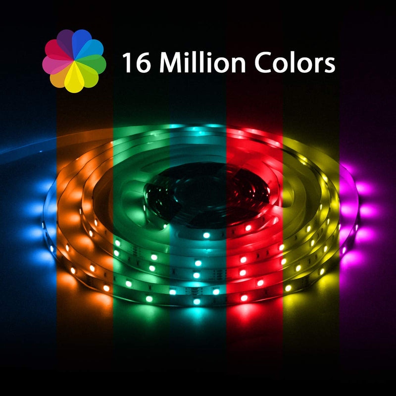 [AUSTRALIA] - LED Strip Lights, Relohas 65.6ft RGB LED Light Strip Music Sync Bluetooth App Control, SMD 5050 Color Changing Light Strip with Remote for Home Bedroom Kitchen 