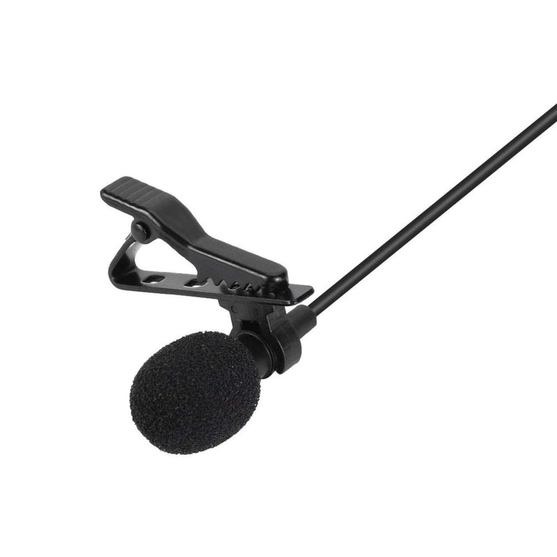 cigemay Lavalier Microphone for Phone, Lapel Microphone Omnidirectional Clip Condenser Mic, 360 ° Rotating Tie Clip Microphone, 3.5MM Jack for Smartphone Android, Windows