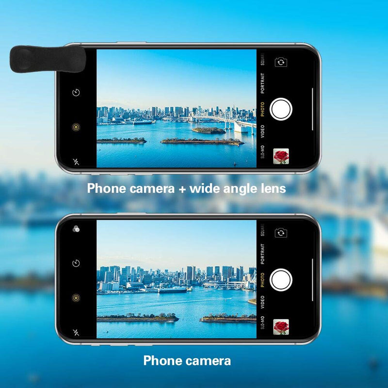 Phone Camera Lens Kit (13 Pieces) for iPhone 11 Xs 10 8 7 6 Plus SE Samsung and Most Andriod Phone- Wide Angle Lens & Macro Lens+Fisheye Lens and More 13 Lenses