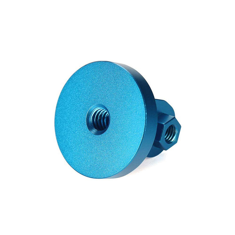 [AUSTRALIA] - HSU Aluminum Alloy Metal GoPro Tripod/Monopod Mount with Aluminum Thumbscrew for GoPro Hero 10, 9, 8, 7, 6, 5, 4, 3+, 3, 2, 1 HD, AKASO Campark and Other Action Cameras (Blue) Monopod Mount + Thumbscrew (Blue) 