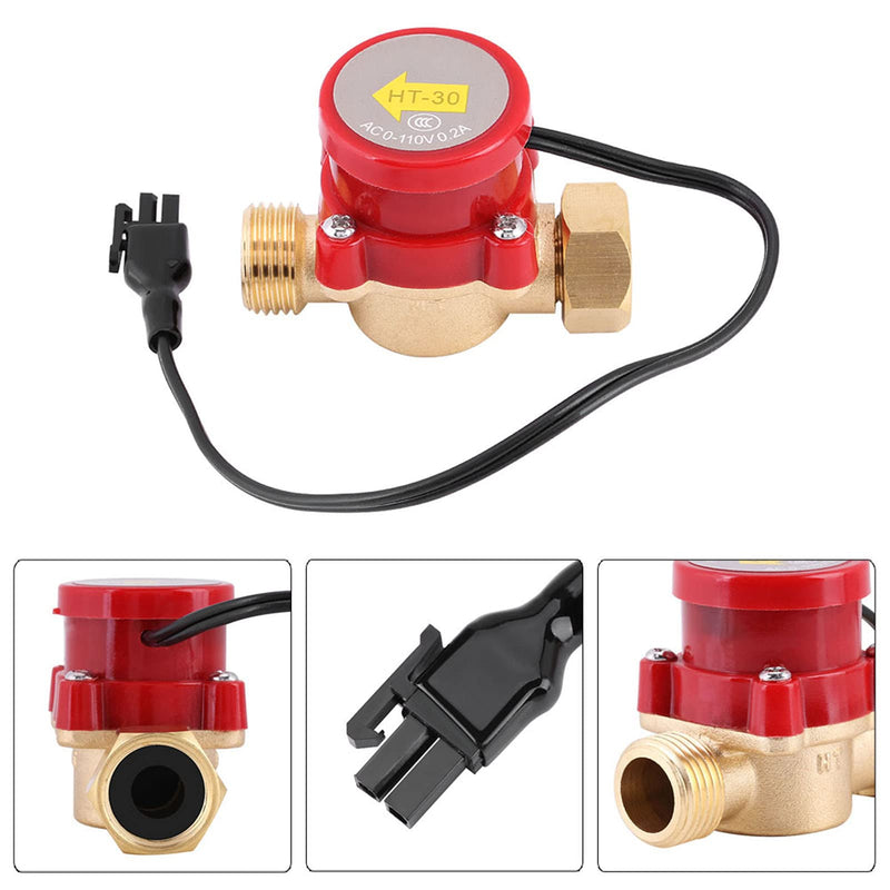LiebeWH 1pc Pump Water Flow Sensor Switch Increase Water Pressure in Low Water Pressure Area Laser Machine G1/2 Thread