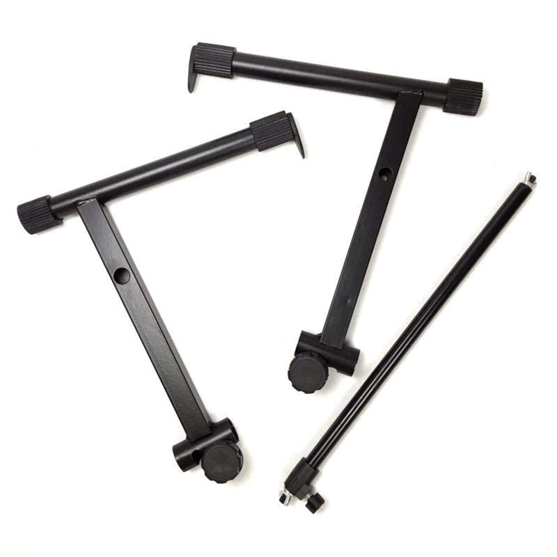 Miwayer Keyboard Stand Extension Adapter for X-Style Keyboard Stand,2 tier keyboard stand Adjustable Width (Keyboard Stand Extension)