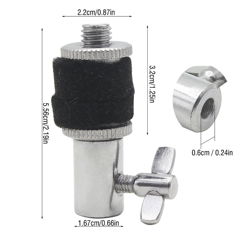 [AUSTRALIA] - Dilwe Jazz Drum Clutch, Metal Hi-hat Clutch for Hi Hat Cymbal Standard Jazz Drum Parts Accessories 