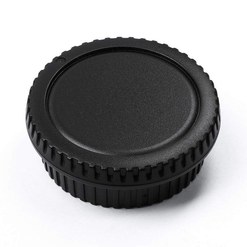 Camera Body Cap and Lens Rear Cap Cover Replacement Set for All Canon EOS EF Mount DSLR Cameras 6D Mark II 5D Mark IV EOS 200D 60D 80D 70D 5Ds R 5D Mark III 600D,2 Sets