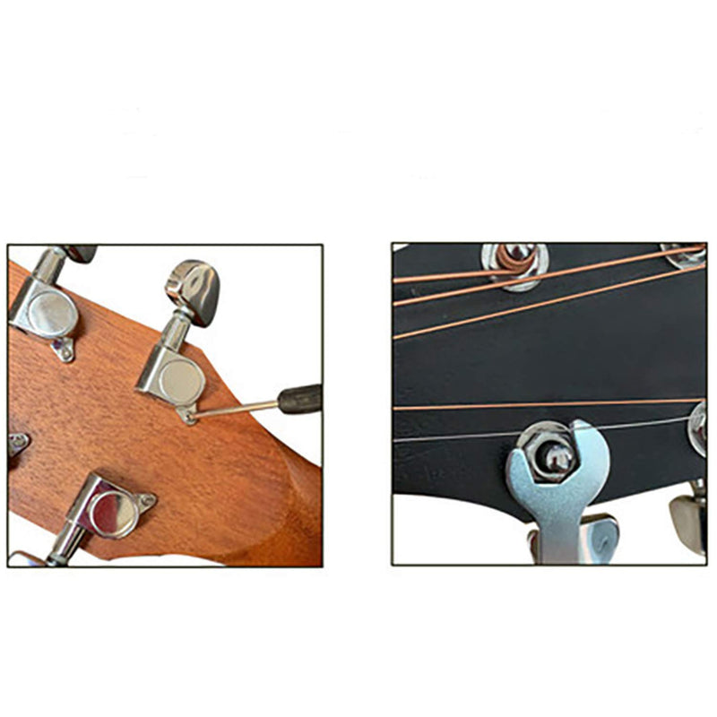 Ukulele Tuning Pegs Parts,Suits for 4 String Ukulele Soprano Tenor Uke Tuning with Thicker head. Closed Knob,Making better Chords Classial Tool