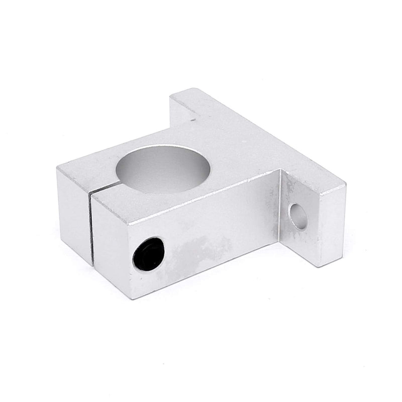 FKG SK30 Aluminum Linear Motion Rail Clamping Guide Support for 30mm Diameter Shaft, Set of 2
