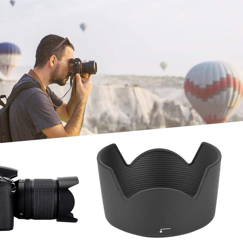 Bewinner Lens Hood,HB-34 Camera Mount Lens Hood for Nikon AF-S DX 55-200mm F/4-5.6G ED 85mm F/3.5G Lens,Prevents from Wind, Sand, Rain and Snow to Some Extent