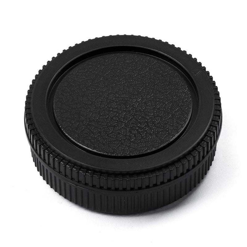 Camera Body Cap and Lens Rear Cap Cover Replacement Set for Olympus OM Mount Cameras and Lens,2 Sets