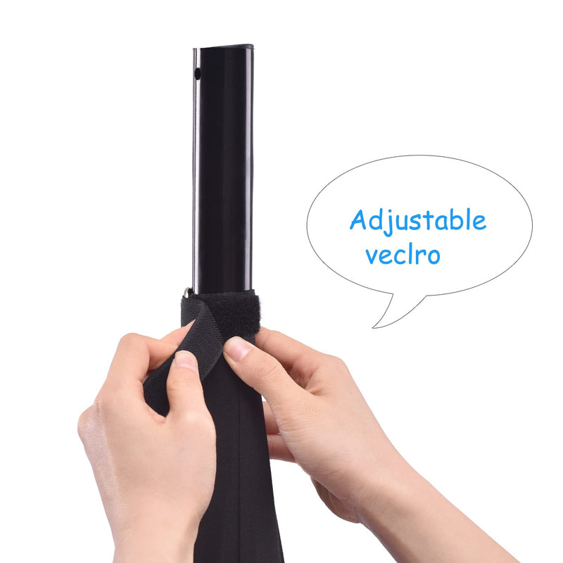 Speaker Stand Cover，Tripod Stand Skirt, DJ Speaker Stand Tripod Cover Scrim 360 Degree Coverage. (Black-One Pack) Black-One Pack