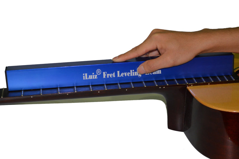 iLuiz Guitar Fret Leveling Sanding Beam Bass Guitar Leveler Leveling File Tool Luthier Tool 400 MM