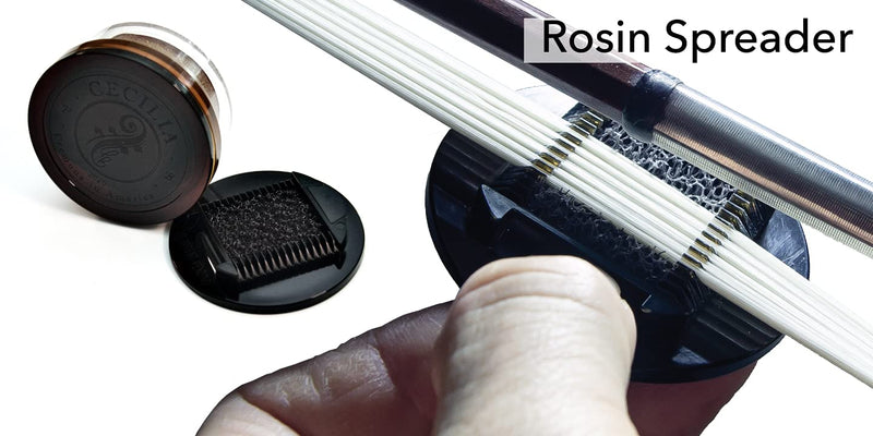 CECILIA ‘A Piacere’ Rosin for Violin, Rosin Specially Formulated Violin Rosin for Violin Bows with Included Rosin Spreader (Full Cake) Full Cake