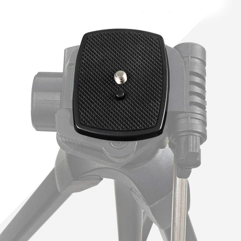 VBESTLIFE Camera Quick Release Plate QR Plate Tripod Mount Head for Yunteng VCT668 ST6/Camera Mount Bayonet 35x35mm Universal Mount