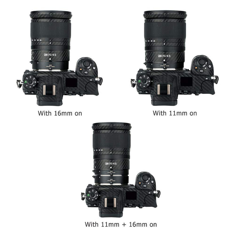 JJC Z Mount Auto Focus Macro Extension Tube Set for Nikon Z50 Z7 Z6 Z5 Z6 II Z6II Z7 II Z7II Mirrorless Camera and Nikon Z Mount Lenses, Great Tool for Macro Photography