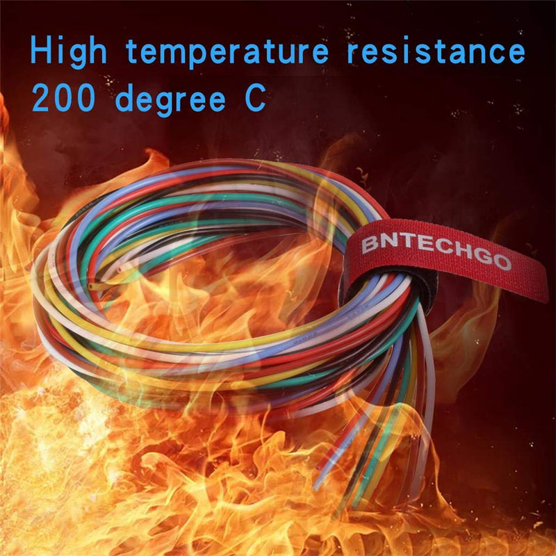 [AUSTRALIA] - BNTECHGO 20 Gauge Silicone Wire Kit 7 Color Each 5 ft Flexible 20 AWG Stranded Tinned Copper Wire 20 silicone wire each color 5 ft silicone wire 7 colors 