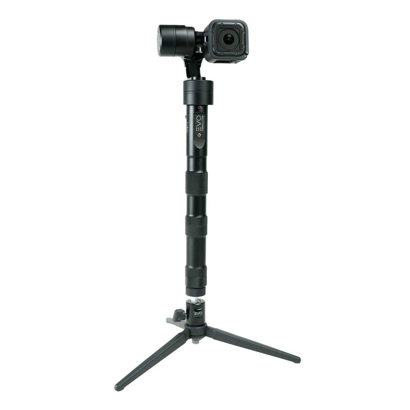 EVO GS-75 Mini Tripod with Swivel Ball Head - 100% Aluminum, Works with Most Mirrorless, DSLR or Action Cameras with 0.25 in UNC Screw