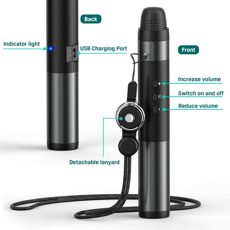 [AUSTRALIA] - New UHF Wearable Wireless Microphone, Portable Hand-held Microphone, for Interview, Tour Guide, Live Streaming, Teaching, Karoake, Conference, DSLR, PC, iPhone, Recording 