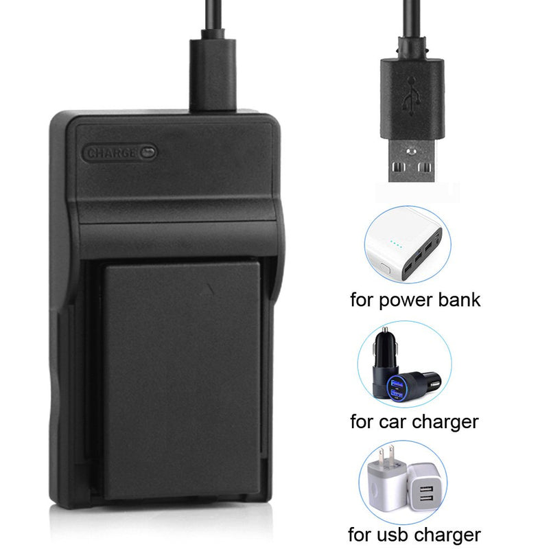 CCYC NB-2L USB Fast Charger Replacement for Canon NB-2L, NB-2LH Battery and G9, Rebel XTi, G7, Rebel XT, HV-20, ZR-850, S30, HV-40, S330, S50, HV-10, ZR100, ZR-830, ZR-700 More Digital Cameras