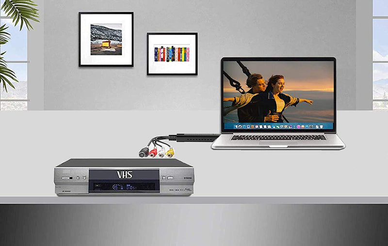 [AUSTRALIA] - VHS to Digital Converter, Video Capture Card USB 2.0 Audio Video Capture Card Device Old VHS Mini DV Hi8 DVD VCR to Digital Converter for Mac, PC Support Windows 2000/10 / 8/7 / Vista/XP/Android 