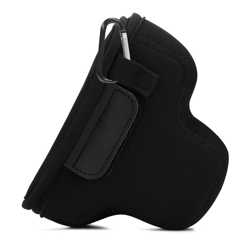 MegaGear Ultra Light Neoprene Camera Case Compatible with Canon EOS M6 Mark II (15-45mm) Black