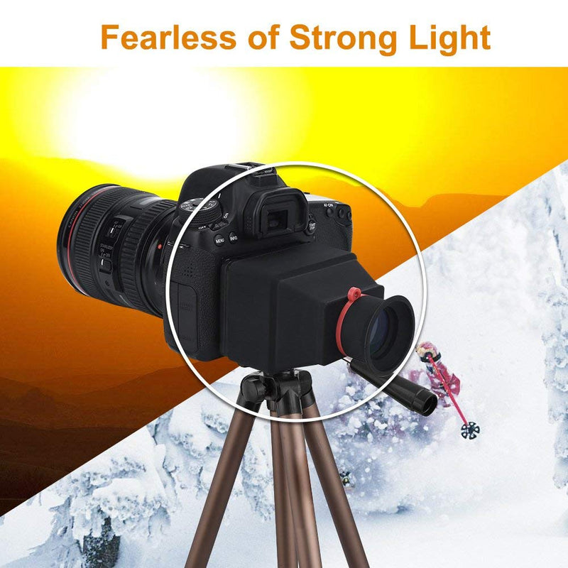 Durable 3.2inch LCD Viewfinder 3X Magnifier Accessory for DSLR Mirrorless Cameras
