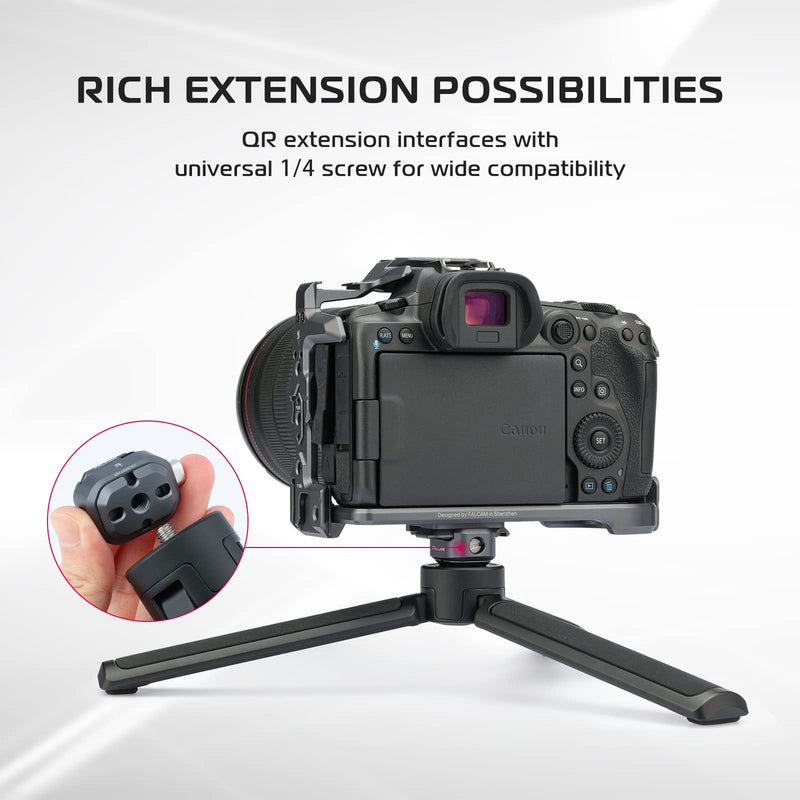 [AUSTRALIA] - FALCAM F22 Basic Quick Release Plate Kit, Camera Mounting Adapter Convert 1/4" Thread to F22 QR System, 22mm Aluminum Camera Accessory Kit for Filmmaker & Photographer, Fits for Sony Canon DSLR Tripod F22 Basic QR System 