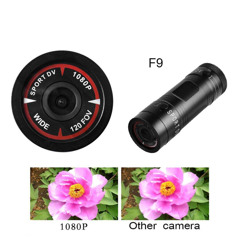 Action Camera, Mini Portable Full HD 1080P Waterproof Bike Car Outdoor Sports DV Video Camera with Mounting Accessories Kit