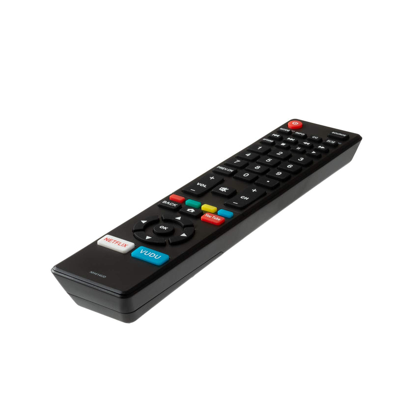 Remote Control with YouTube Netflix Vudu Keys for Sanyo NH414UD FW43C46F FW43C46FB FW50C76F FW55C46F FW50C85T Smart HDTV LED LCD TV