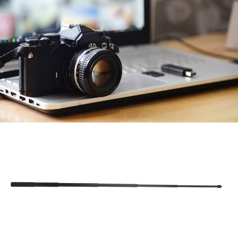 Extendable Selfie Stick, Telescopic Monopod 1/4in Interface Antiskid Handle 25mm Maximum Pipe Diameter Aluminium Alloy for Live
