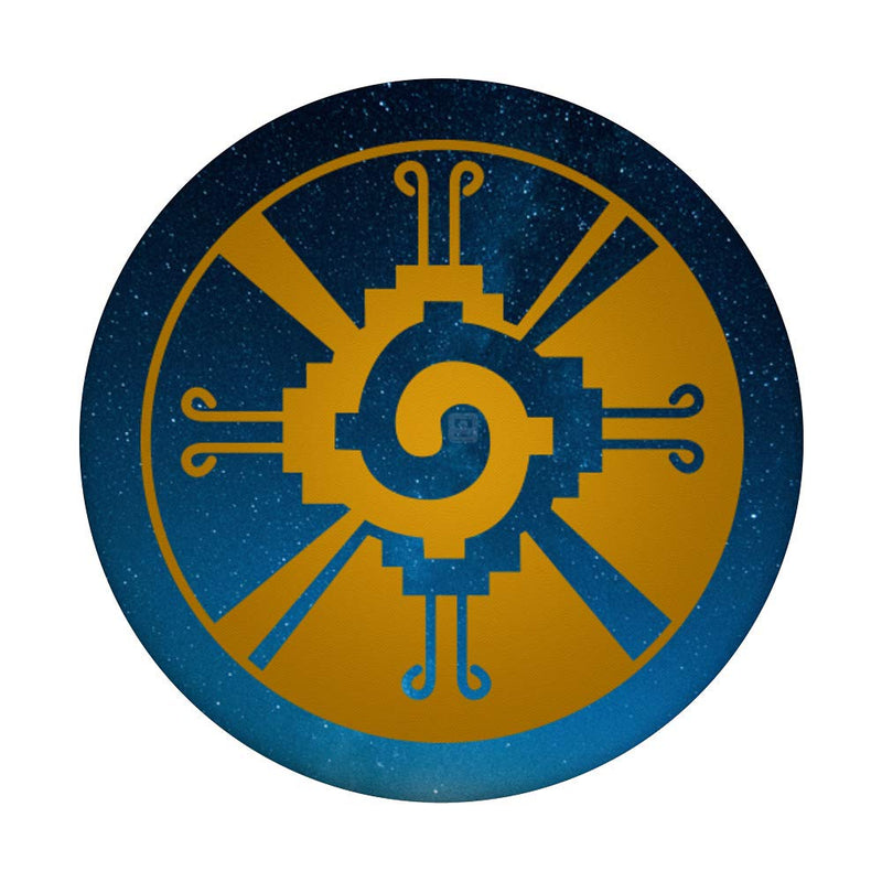 Hunab Ku Ancient Mayan Symbol of Harmony Balance & Stability Black