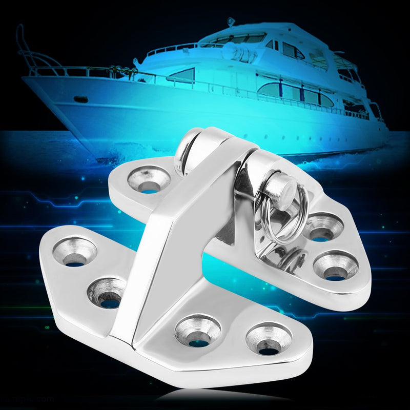 Acouto Boat Hatch Hinge Stainless Steel Marine Grade Heavy Duty Boat Hatch Hinge Removable Pin Hardware