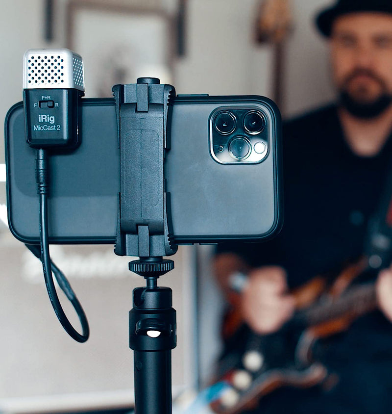 IK Multimedia iRig Mic Cast 2 | Voice recording microphone for iPhone, iPad and Android