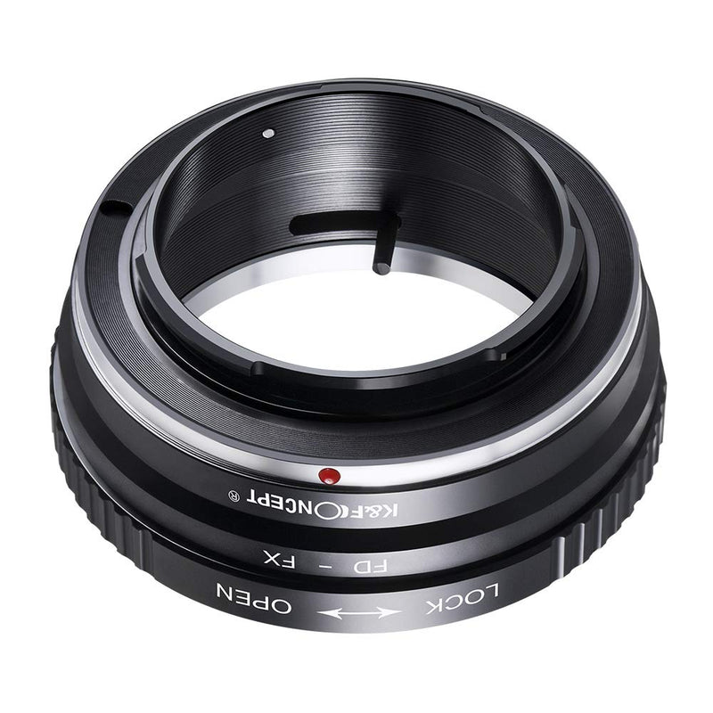 K&F Concept Lens Mount Adapter Canon FD Lens to Fujifilm FX Mount Mirrorless Camera Adapter FD-FX
