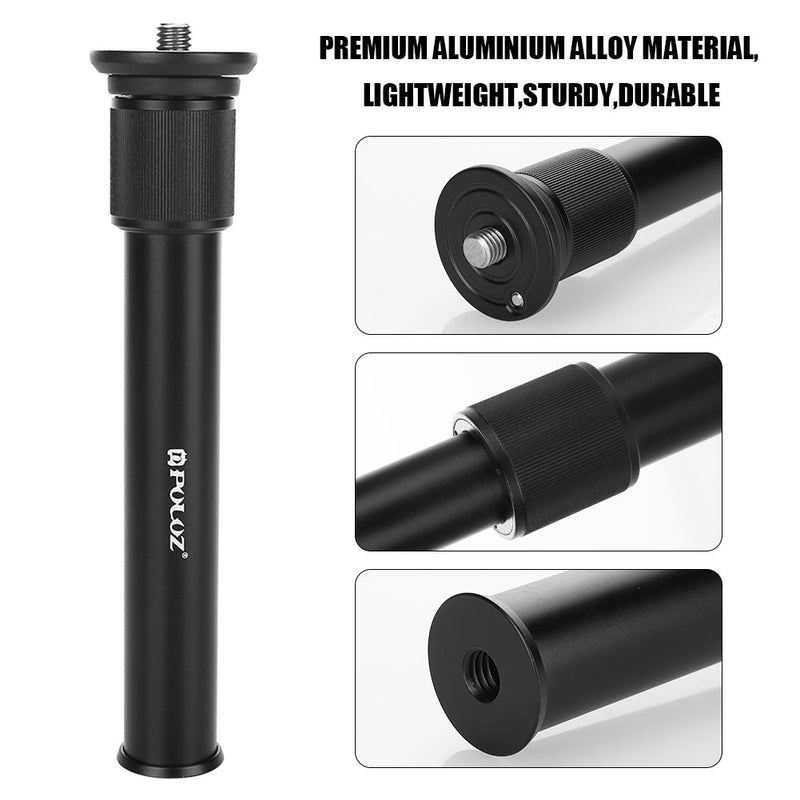 Tripod Extension Rod, Tripod Extender, Tripod Extension Tube Tripod Mount Monopod Extension Rod Tripod Center Column Extender Adjustable Telescopic Pole Monopod Accessory for Tripod Stabilizer