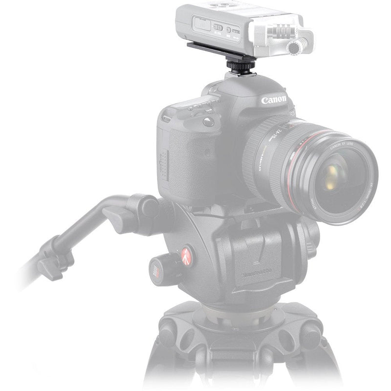 K-Tek K-SPT Shoe Plate w/ Velcro to hold handheld recorders and transmitter receivers via camera shoe