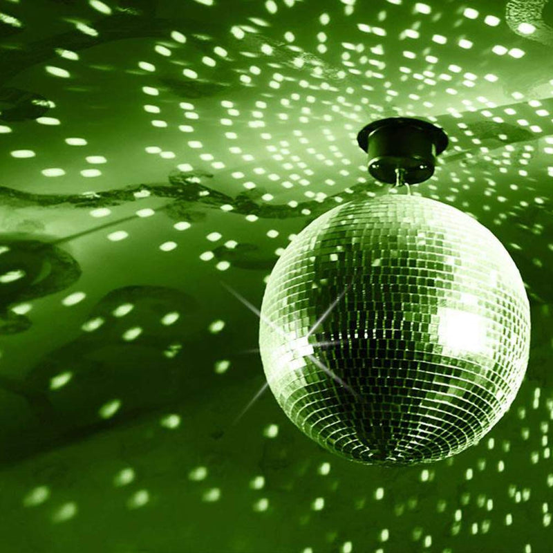 U`King Disco Ball Pin Spot Light with Green LED Stage Lighting Beam Spotlight Lights for Mirror Ball Club Party Bar DJ Events