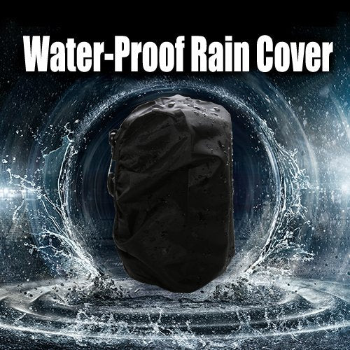 Foto&Tech 4 PCS 5mm Extra Thick Waterproof Rain Cover Neoprene Lens and Flannel Collar Lens Bag with Adjustable Drawstring & Swivel Clip Compatible with Canon Nikon Sony Olympus Cameras (S, M, L, XL) 4 in 1 Bundle