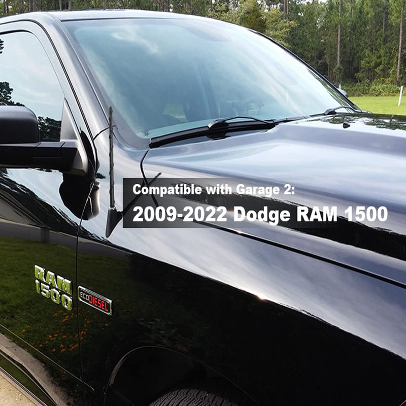 [AUSTRALIA] - KSaAuto Antenna for Dodge Ram 1500 2500 3500 2009-2023, Truck Dodge Ram 1500 Antenna Replacement, 13 Inch Stubby Dodge Ram Rebel TRX Car Antenna Upgrade for AM FM Radio Reception D odge Ram 1500 2500 3500 